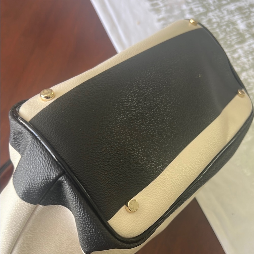 Kate Spade Black and White Striped Tote Bag - Picture 4 of 4